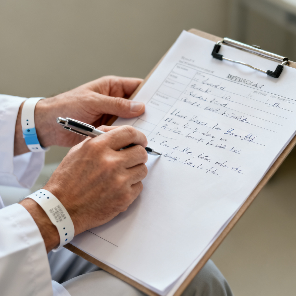 freepik closeup of doctors hands holding medical chart and 44699